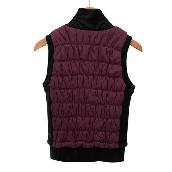 Calvin Klein Performance XS Quilted Vest | Burgundy, Zip Front, $158 EUC - Picture 3 of 10